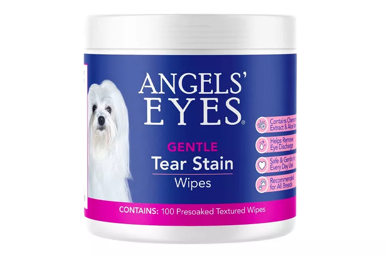 Vet-Approved Dog Tear Stain Removers That Actually Work in 2025 2 Angels' Eyes Gentle Tear Stain Wipes - The Daily Hero
