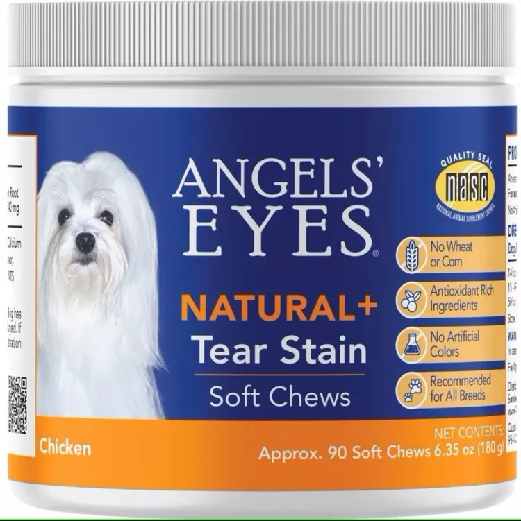 Vet-Approved Dog Tear Stain Removers That Actually Work in 2025 8 Angels' Eyes Natural Plus Soft Chews - The Long-Term Solution