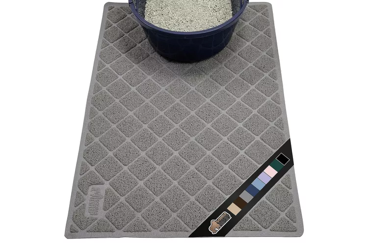 The 7 Best Cat Litter Mats for a Cleaner Home (Tested by Real Cats) 22 Gorilla Grip cat litter mat with strong non-slip backing for stability